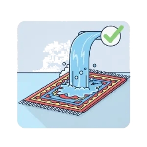 قالیشویی در هنگام