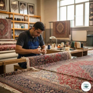 قالیشویی در میدان ملت