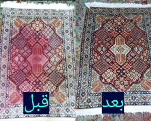 قالیشویی در محدوده دبستان