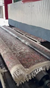 قالیشویی در محدوده هلال احمر