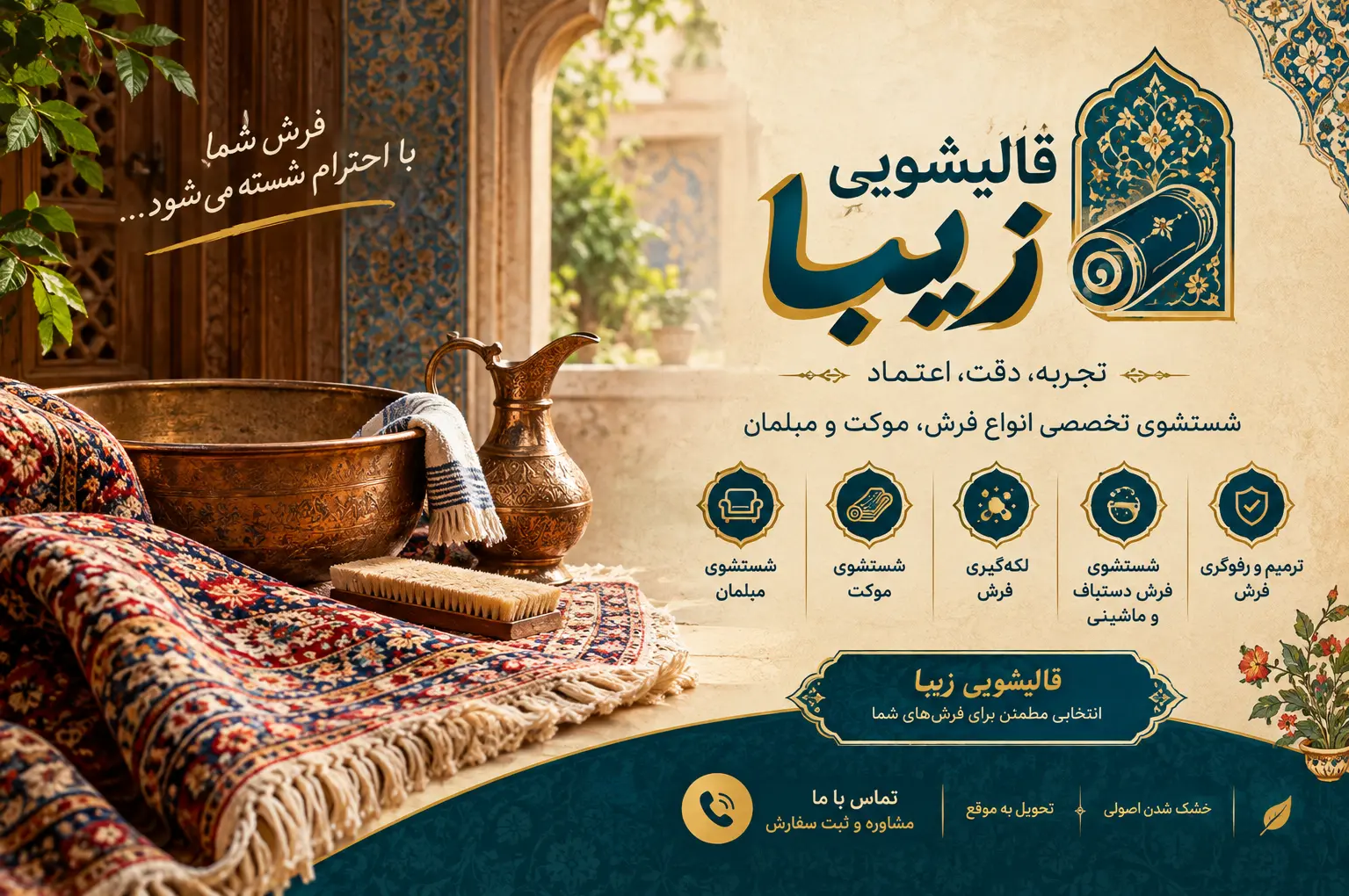 قالیشویی زیبا